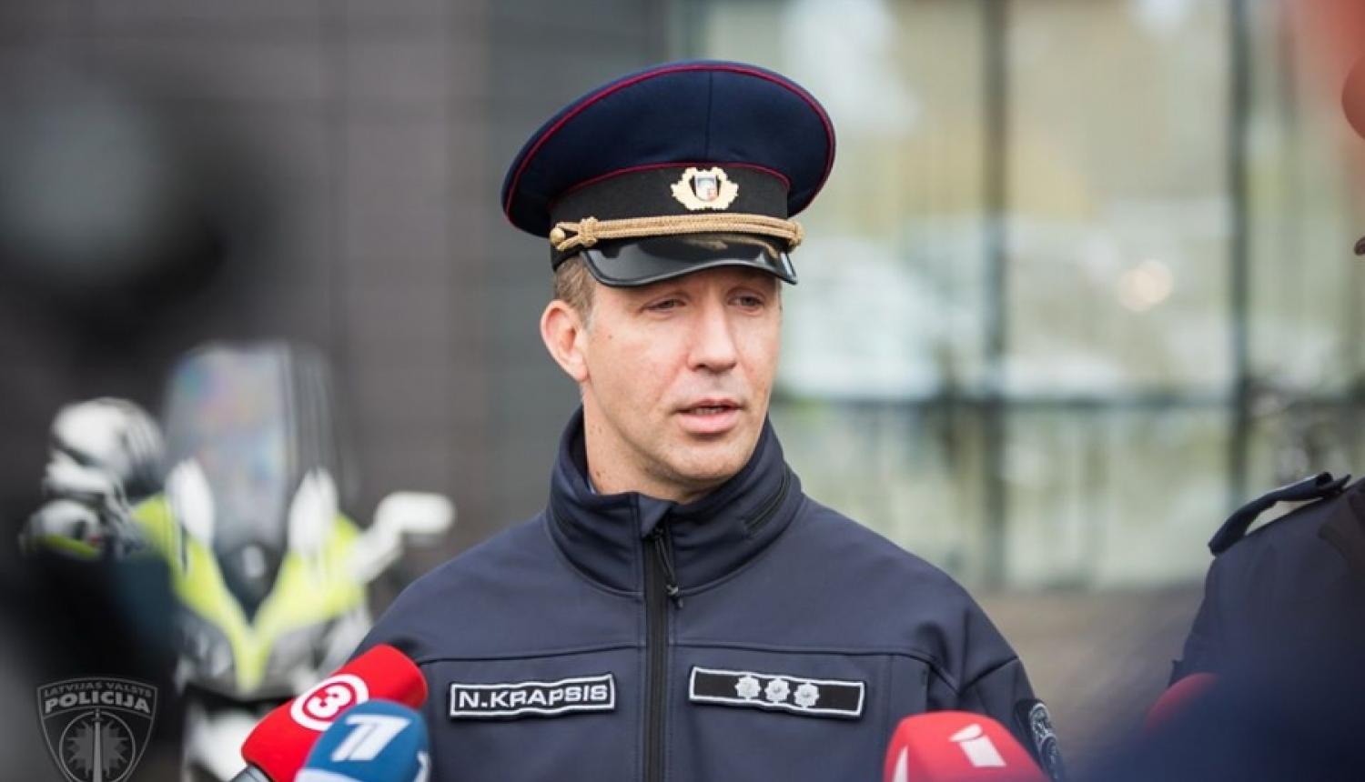 Valsts policijas Galvenās kārtības policijas pārvaldes priekšnieka amatā iecelts pulkvedis Normunds Krapsis